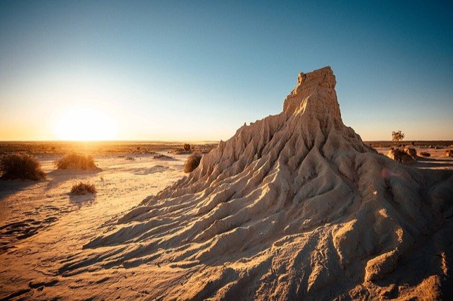 Walls of China in Mungo National Park, New South Wales