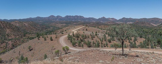 Razorback Lookout in Ikara-Flinders Ranges National Park, South Australia